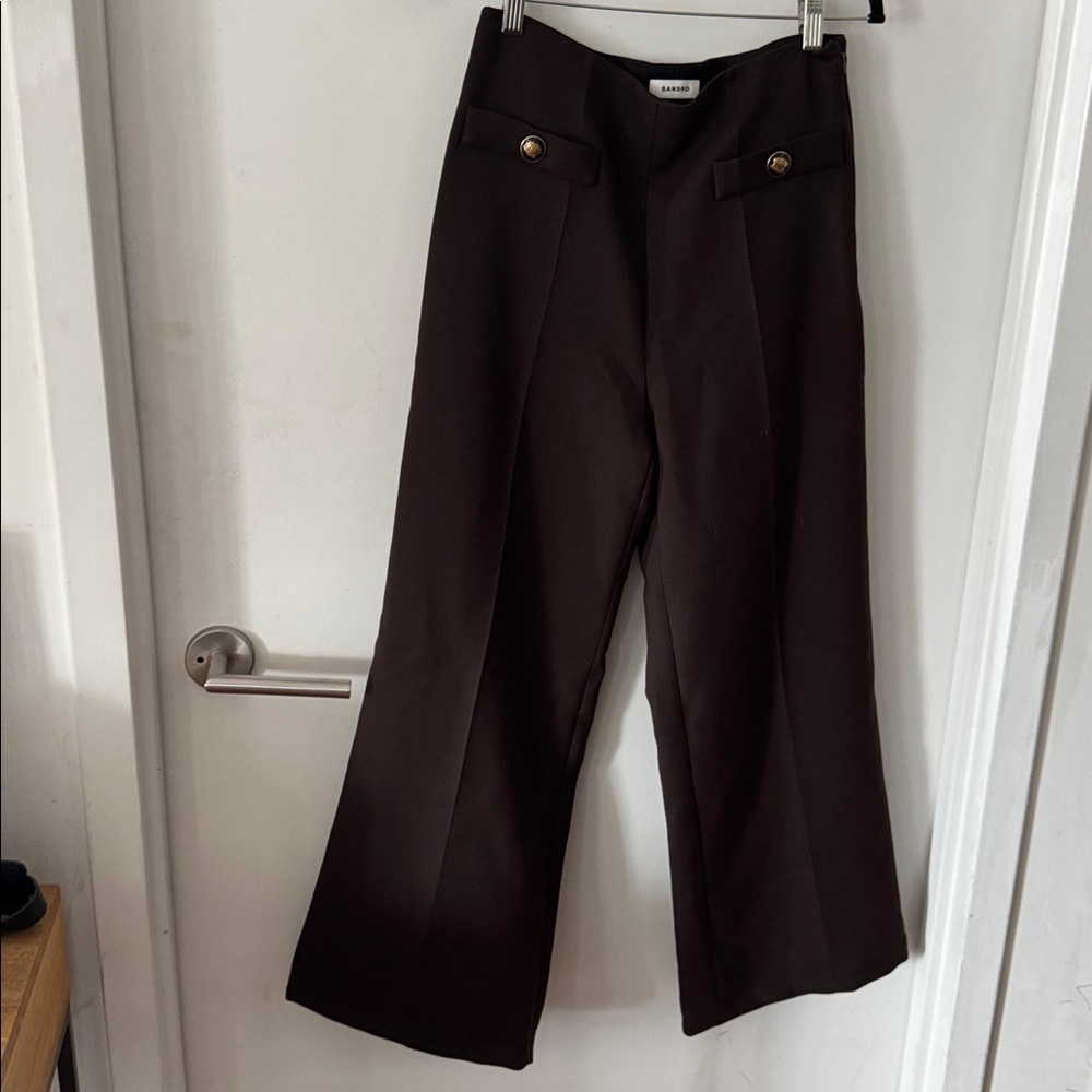 Sandro FLARED TROUSERS NWT - Picture 6 of 7